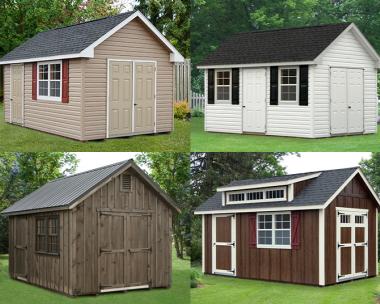 Custom Order a Cape Cod style storage shed from Pine Creek Structures of Elizabethtown