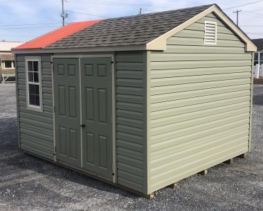 Et-18916 10x12 Ecno peak side storage shed