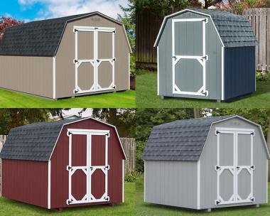 Custom Order a Madison Series (economy) mini barn style storage shed from Pine Creek Structures of Elizabethtown