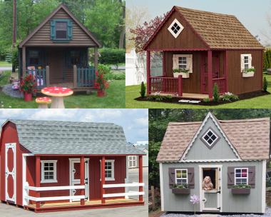 Custom Order a Child's Playhouse from Pine Creek Structures of Elizabethtown PA