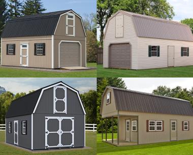 Custom Order a 2-Story Workshop or Garage from Pine Creek Structures of Elizabethtown