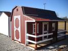 8'x12' Historical Barn Playhouse w/ Porch 