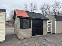 10x12 Cape Cod with Vinyl Siding, Loft and Shelves