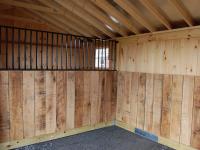 10x20 Run In Barn with Tack Room