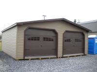 24'x24' 2 Car Peak Garage   w/ Electric Package 