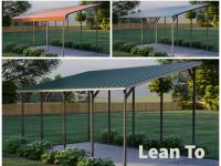 Lean to Style Carport