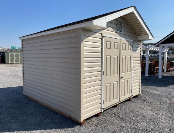 10'x10' Front Peak with workbench from Pine Creek Structures in Harrisburg, PA