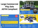 Large Commercial Play Sets - ASTM Compliant