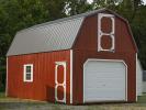 14x28 Two-Story Gambrel Barn Style Garage 