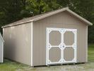 12x20 Front Entry Peak Prefab Storage Shed