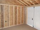 10x12 Vinyl Peak Storage Shed Interior